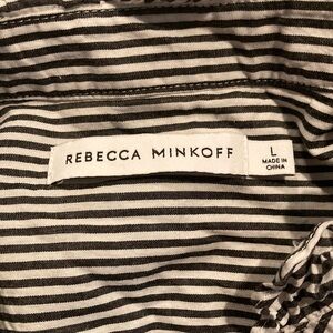 rebecca minkoff linda blouse size large
